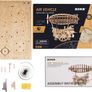 3D Laser Cut Puzzles With Gear - Mechanical Model Construction Kits - Air Vehicle Model Building Moving Kit - Engineering Toys - Christmas Birthday Gifts For Teens and Adults Image 6