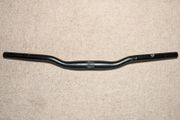 MTB/trekking flat bar, 620mm, alloy, 30mm rise, 5 deg. backsweep