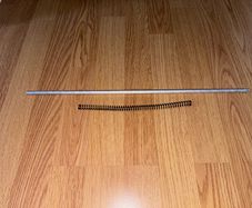 Airsoft Rifle Barrel and Spring