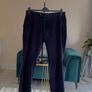Mens Navy Corduroy Trousers from Gurteen Image 5