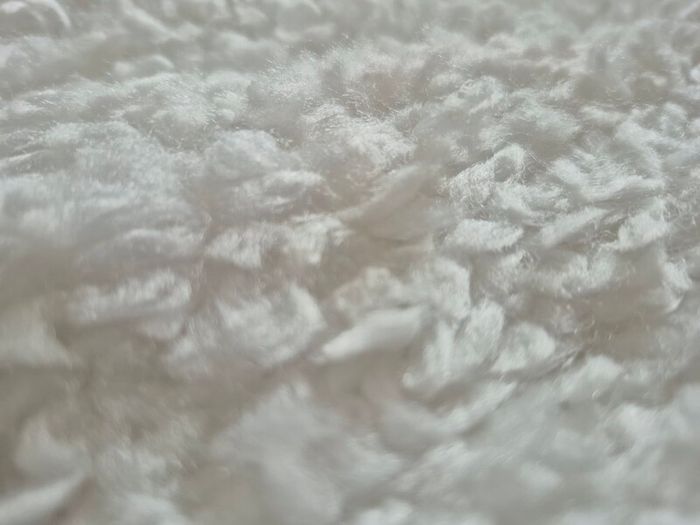 White High Pile Rug 170 x 120 cm