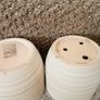 Cream plant pots x 2 Image 2