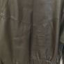 black real leather bomber Image 7