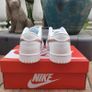 Rose Gold and White Nike Dunks Image 2