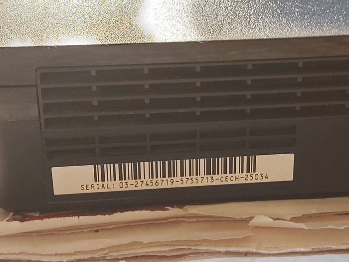 SONY Playstation 3, Model CECH-2503A, comes with Power Cable, 1 Controller, Call of Duty Game, Powers on and off, and takes in and ejects disks