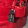 Birkin/Hermes Inspired Leather Bag - Red (Jasper Conran) Image 3