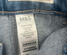 M&S denim maxi skirt