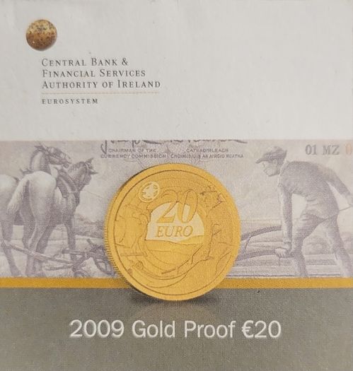 gold proof Plough man coin