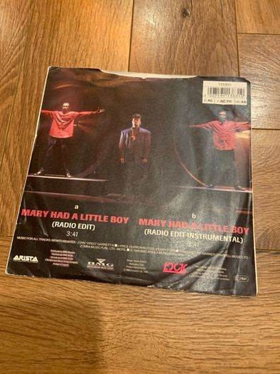 Snap - Mary Had a Little Boy 7" Vinyl