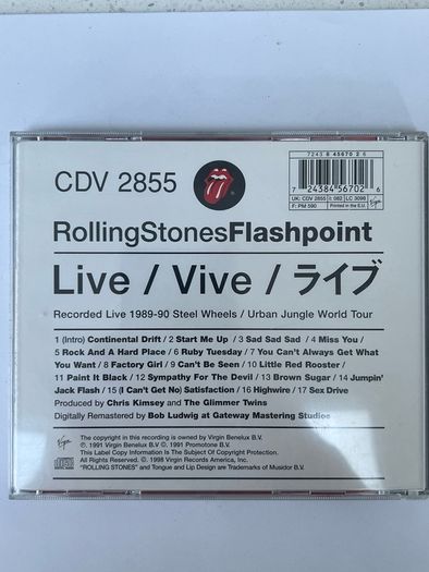 Rolling Stones Flashpoint CD