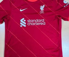 Liverpool Shirt Mens L Red Home 2021/22 Football Nike Dri-Fit DB2560-688 VGC