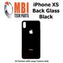 iPhone XS Replacement Back Glass Door Cover with Adhesive Black Image 3