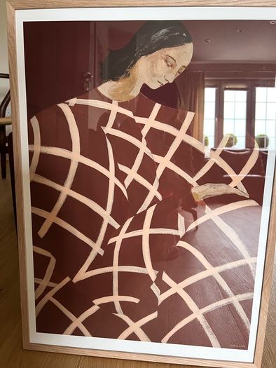 The poster club print in oak frame 52 x 72