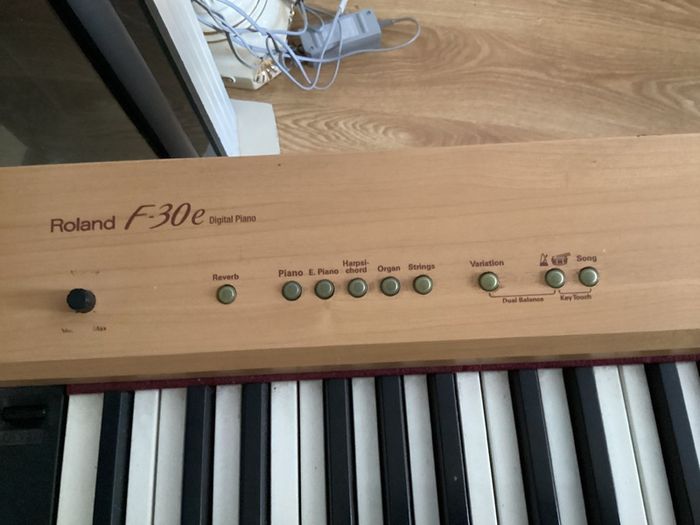 Roland F30e Digital piano and Roland DP - 10 Damper Foot Pedal in Excellent Condition.  (Barely used)