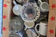 Free Box of Cups, Jugs, Bowls, Glassware Etc