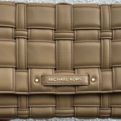 Michael Kors Woven Crossbody - like new