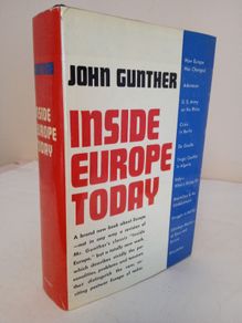 Inside Europe Today by John Gunther (GT390)