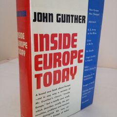 Inside Europe Today by John Gunther (GT390)