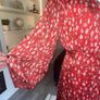 Beautiful Brand-New Ladies Red Rose Dress from Carraig Donn Image 6