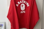Bape Crew Neck Red XL new Japan
