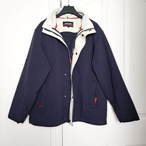 Musto Performance Blue Navy White Windbreaker Sailing Jacket Size S