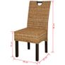 Dining Chair 2 pcs Kubu Rattan Mango Wood Image 5