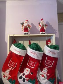 Embroidered Christmas Stockings