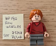 lego hp180 ron weasley, set harry potter 75947, 76407