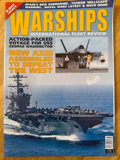Warships International Fleet Review Magazine August 2024