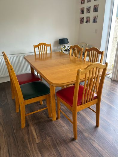 table and chairs