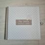 Baby record book and silver rattle Image 2