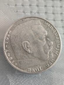 2 Reichsmarks WW2 silver German coins