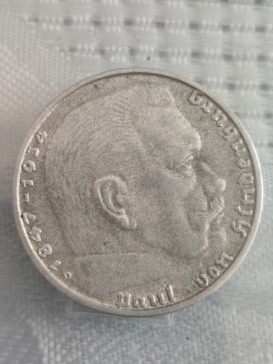 2 Reichsmarks WW2 silver German coins