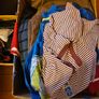 Large Job Lot of Ladies and Mens Clothes Shoes Hats Bags Handbags Image 8