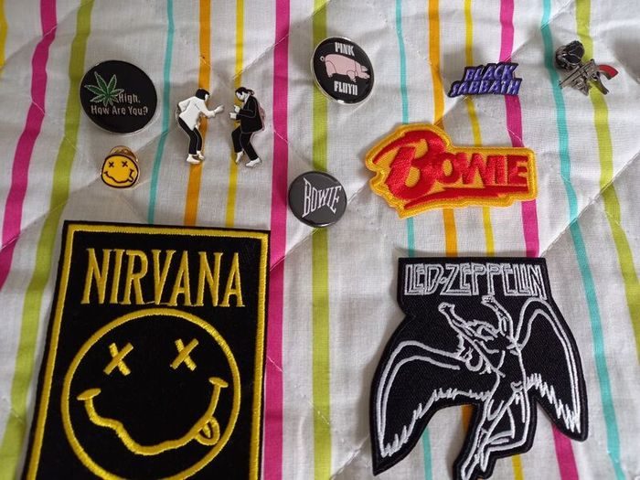 Band Patches and pins