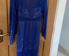 Stunning royal blue designer dress by love triangle size 14