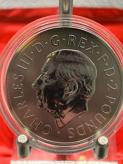 1oz Fine 999 Silver Bullion Lion Of Britain 2025 Coin.