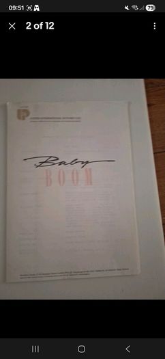 Baby Boom Press Kit Diane Keaton 1987