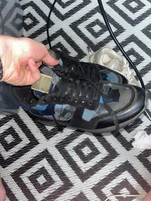 Valentino blue camo runners