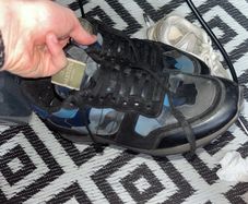 Valentino blue camo runners
