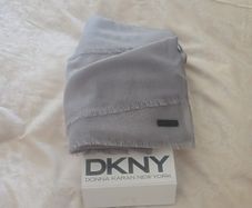 scarf - pashmina - silver / grey wool