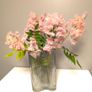 artificial pink flowers bouquet Image 2