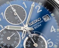 Watch Seiko Chronograph.