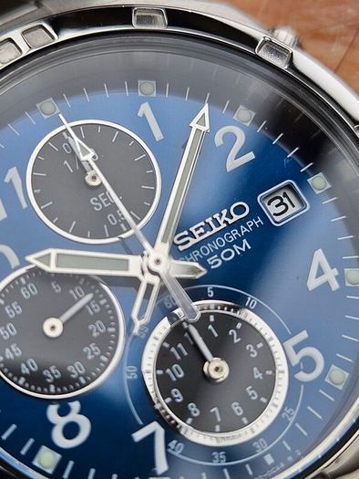 Watch Seiko Chronograph.
