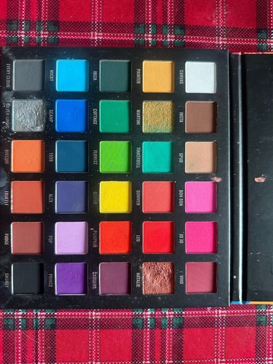 Sample beauty make up palette