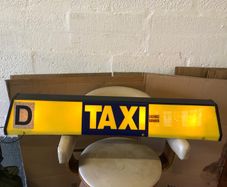 taxi roof sign