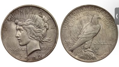 Peace Dollar 1922