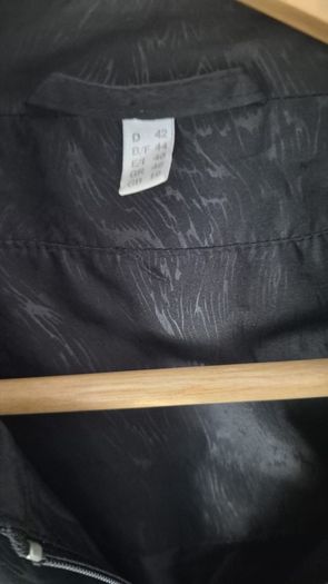 ladies black raincoat