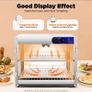 800W Food Warmer Display Cabinet 201 stainless steel 2 Tiers Hot Cabinet for Fast-food Restaurants, Breakfast Shops Image 7