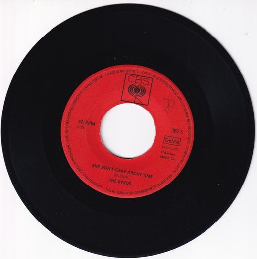 The Byrds Turn Turn Turn German Pressing 1965 Cbs Records 45rpm